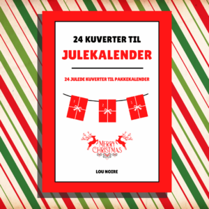 24 kuverter til julekalender - Lou Noire - Cover.