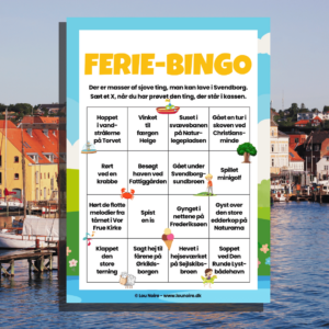 3 sjove spil til ferien i Svendborg - Lou Noire - Ferie-bingo