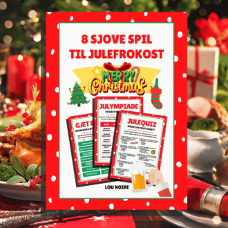 8 sjove spil til julefrokost - Lou Noire - Cover