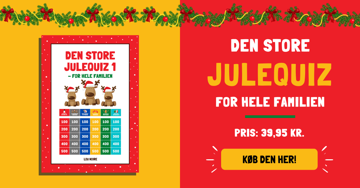 Lou Noire - Banner - Den store julequiz for hele familien