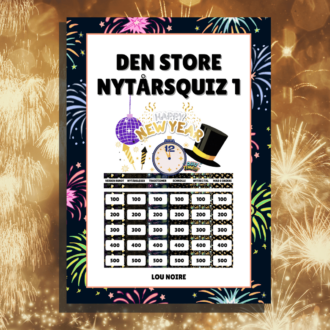 Den Store Nytårsquiz 1 - Lou Noire - Cover